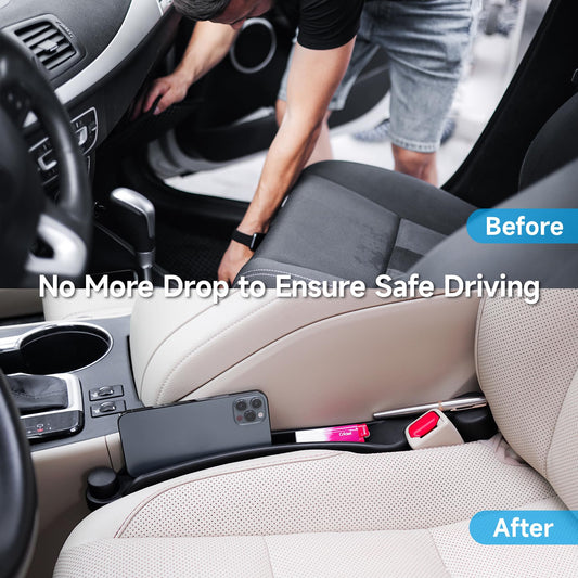 Givifive Car Seat Gap Filler Set of 2 with Organizer