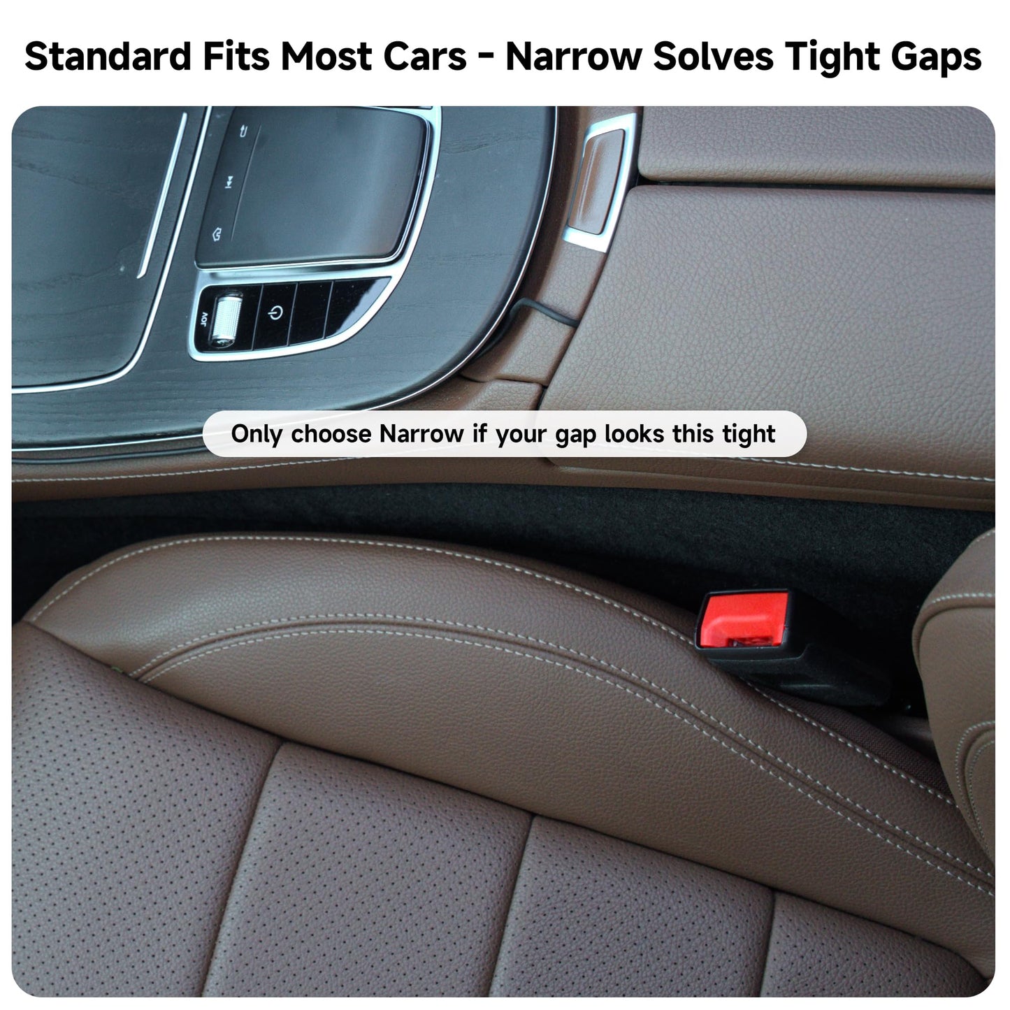 Givifive Car Seat Gap Filler Set of 2 with Organizer